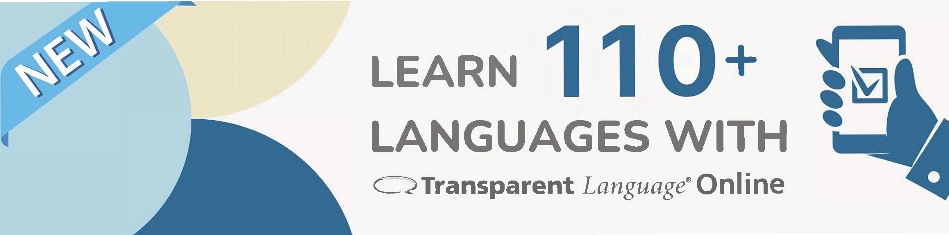 Learn 110 languages with Transparent Language Online